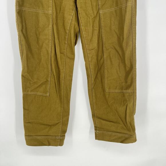 Old Navy High Rise Straight Leg Utility Pants Olive Green Women's 12 - Picture 4 of 9